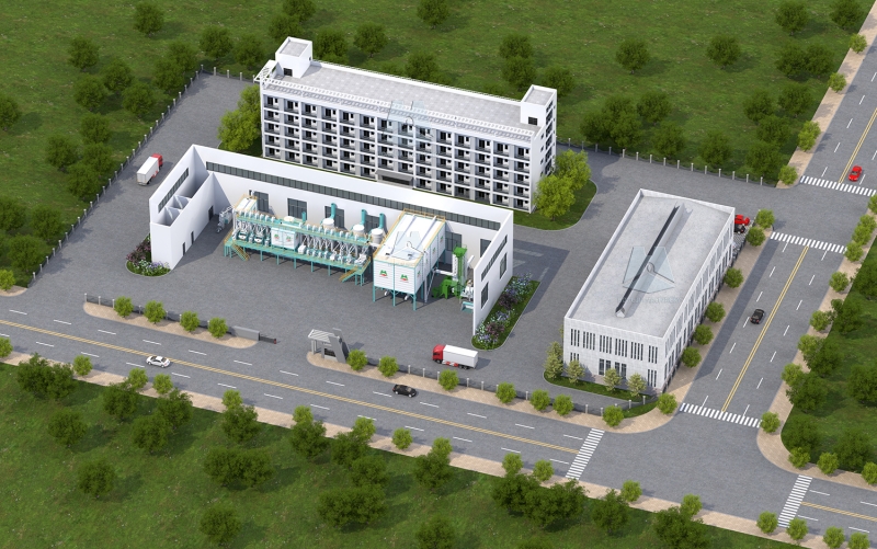 40ton_rice_mill_factory_3D_design